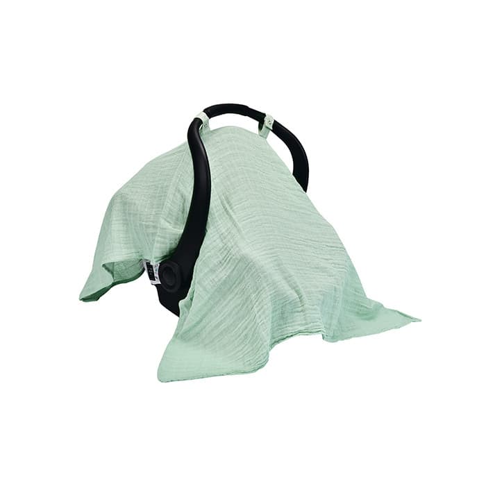 Capa Multifuncional para Bebê Conforto ou Carrinho tecido soft 100% Algodão Loupiot Cores