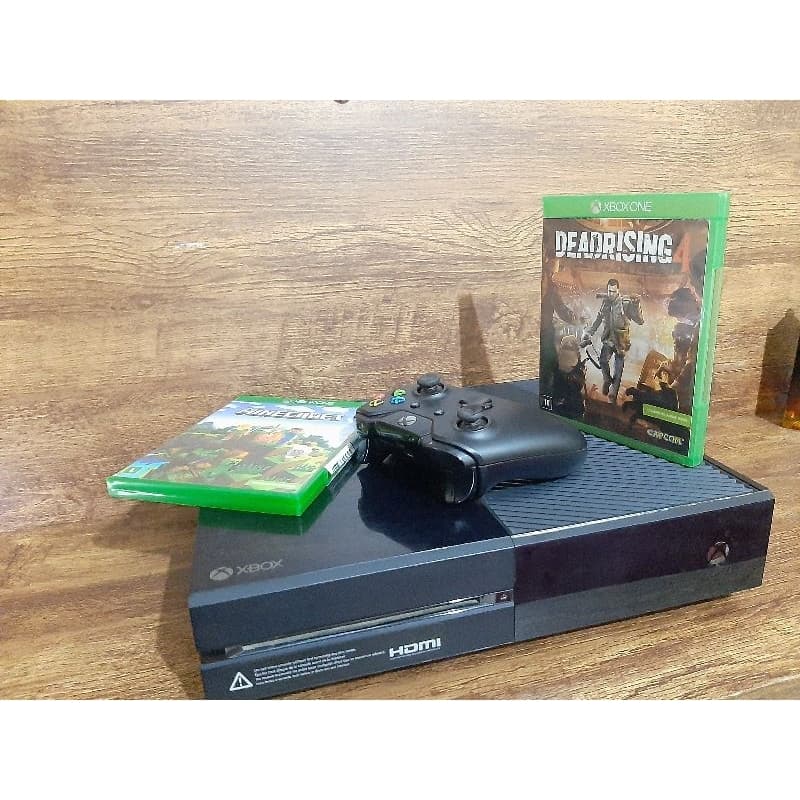 Video Game Xbox One - 500 GB com Controle + 2 Jogo Aleatório