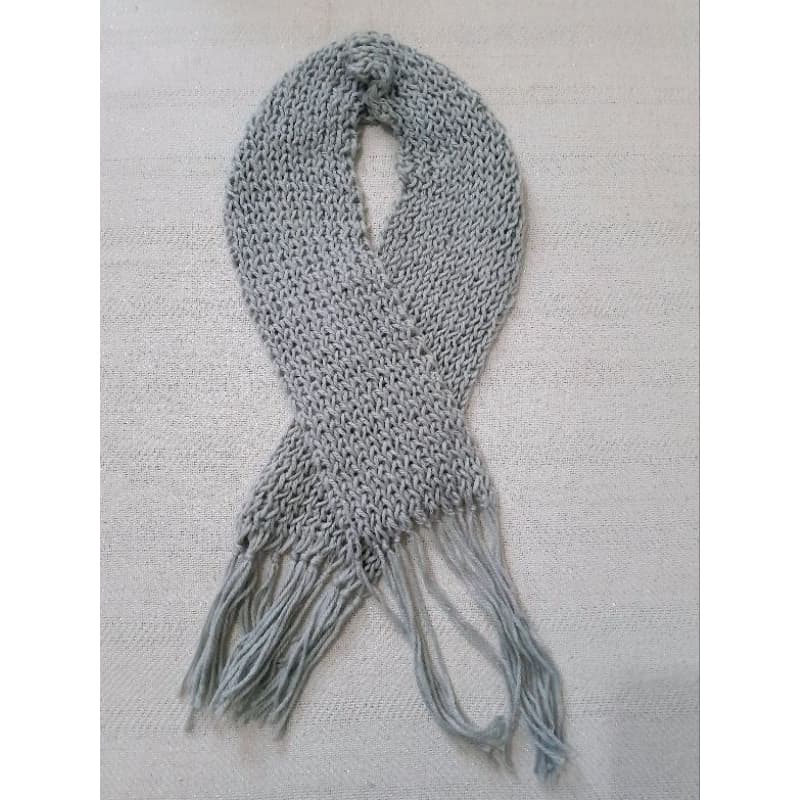 Cachecol Lã infantil Cinza