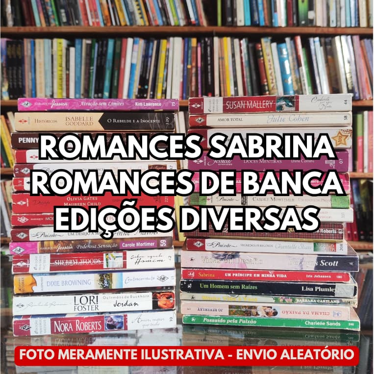 Romances de Banca (Estilo: Júlia - Sabrina - Bianca - Harlequin) - envio aleatório