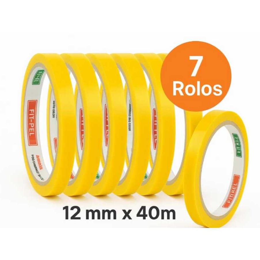 Fita Adesiva Transparente Durex 12mm x 40m Fit Pel Embalagem Escritório Papelaria