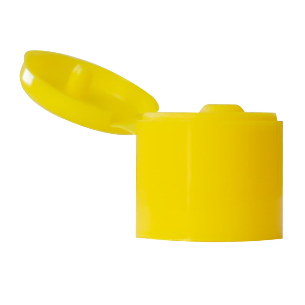 500 Tampas de Plástico Fliptop Diversas Cores Rosca 18/415