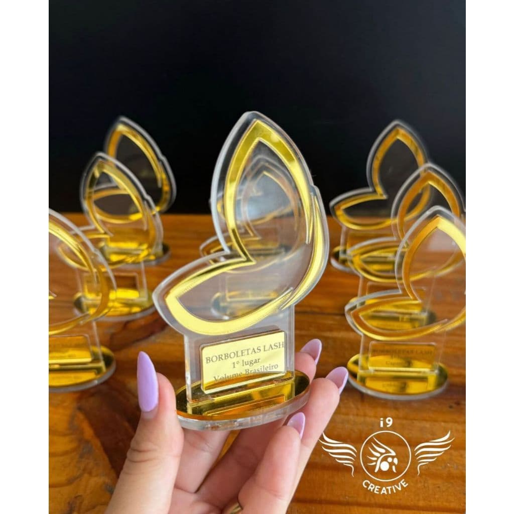 Mini Troféu Personalizado em Acrílico
