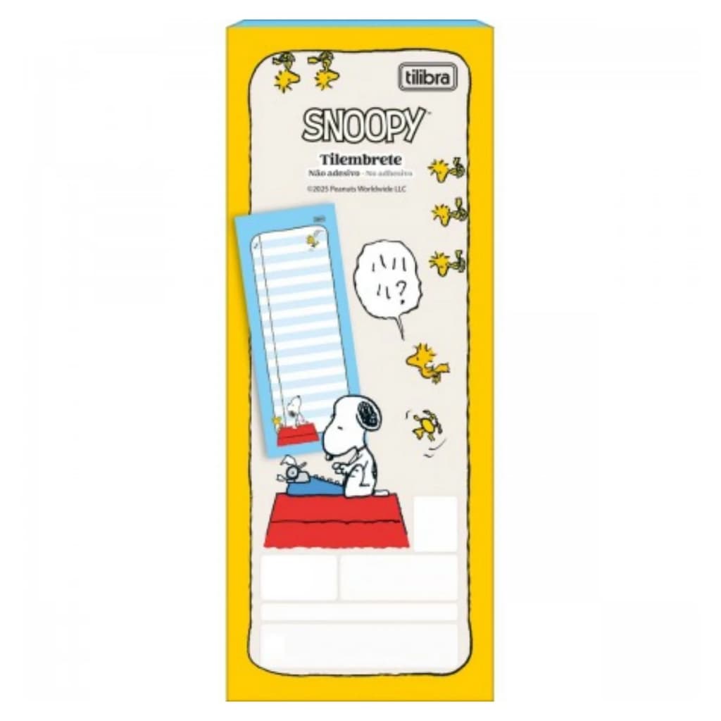 TILEMBRETE SNOOPY TILIBRA 50 FOLHAS