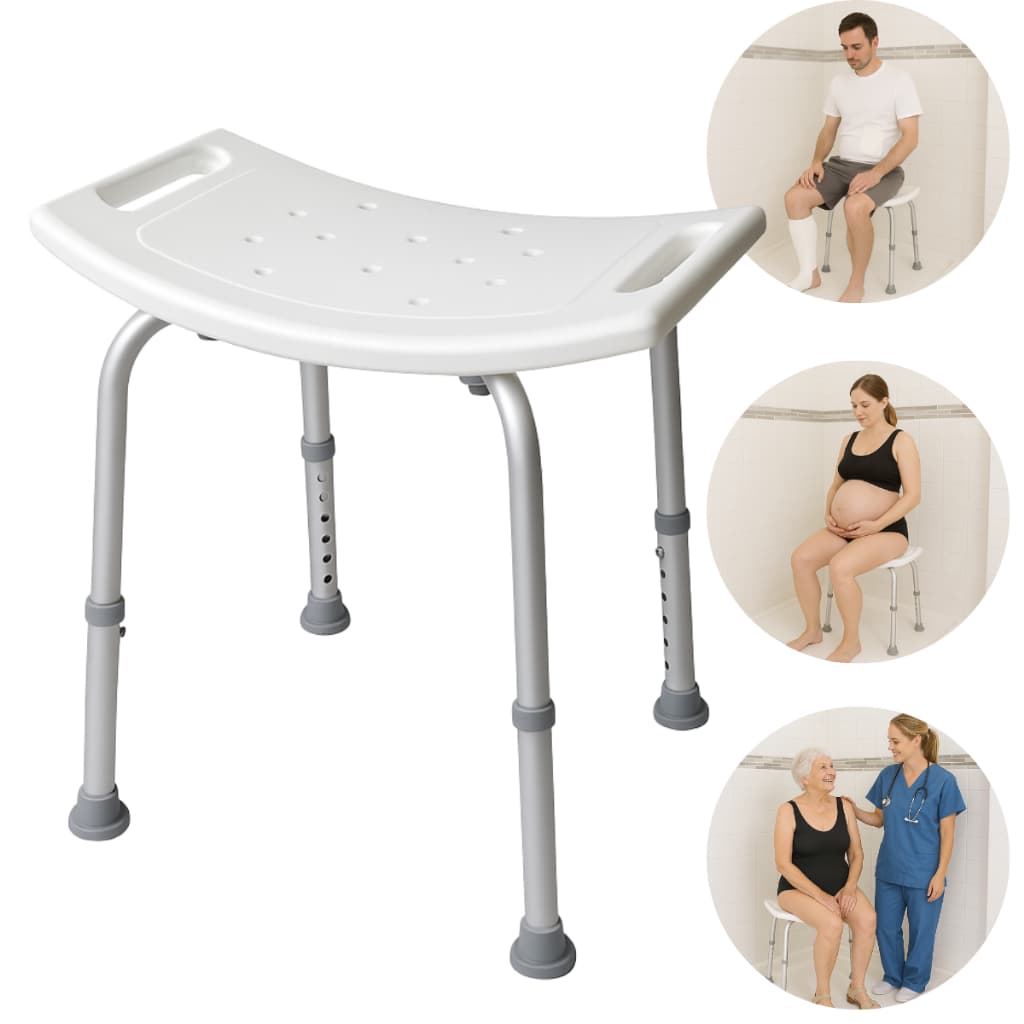 Banco Banqueta Banho Banheira Para Idoso Regulável
