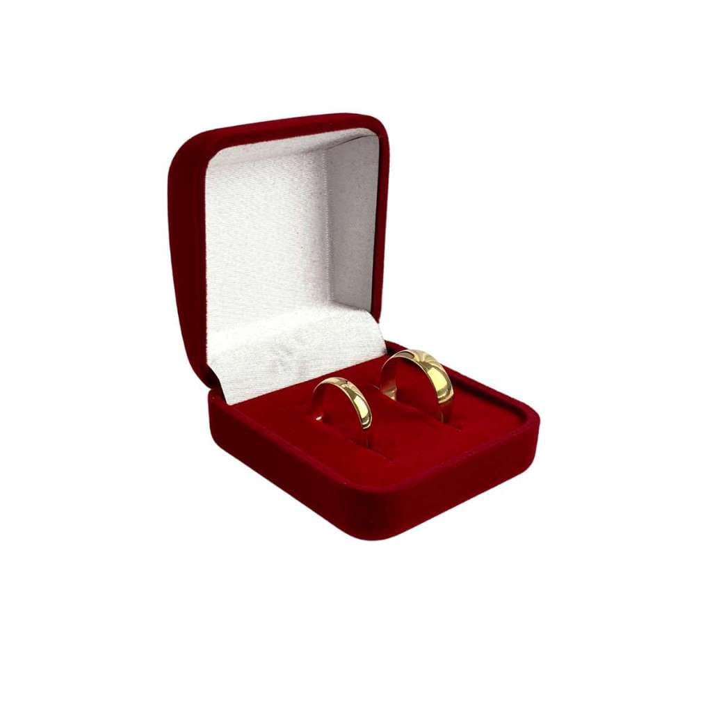 Caixinha de Veludo Para Alianças