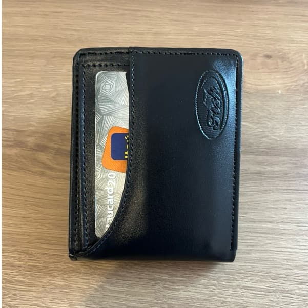 Carteira Masculina Em Couro Sintética Compacta Cartões CNH cédulas