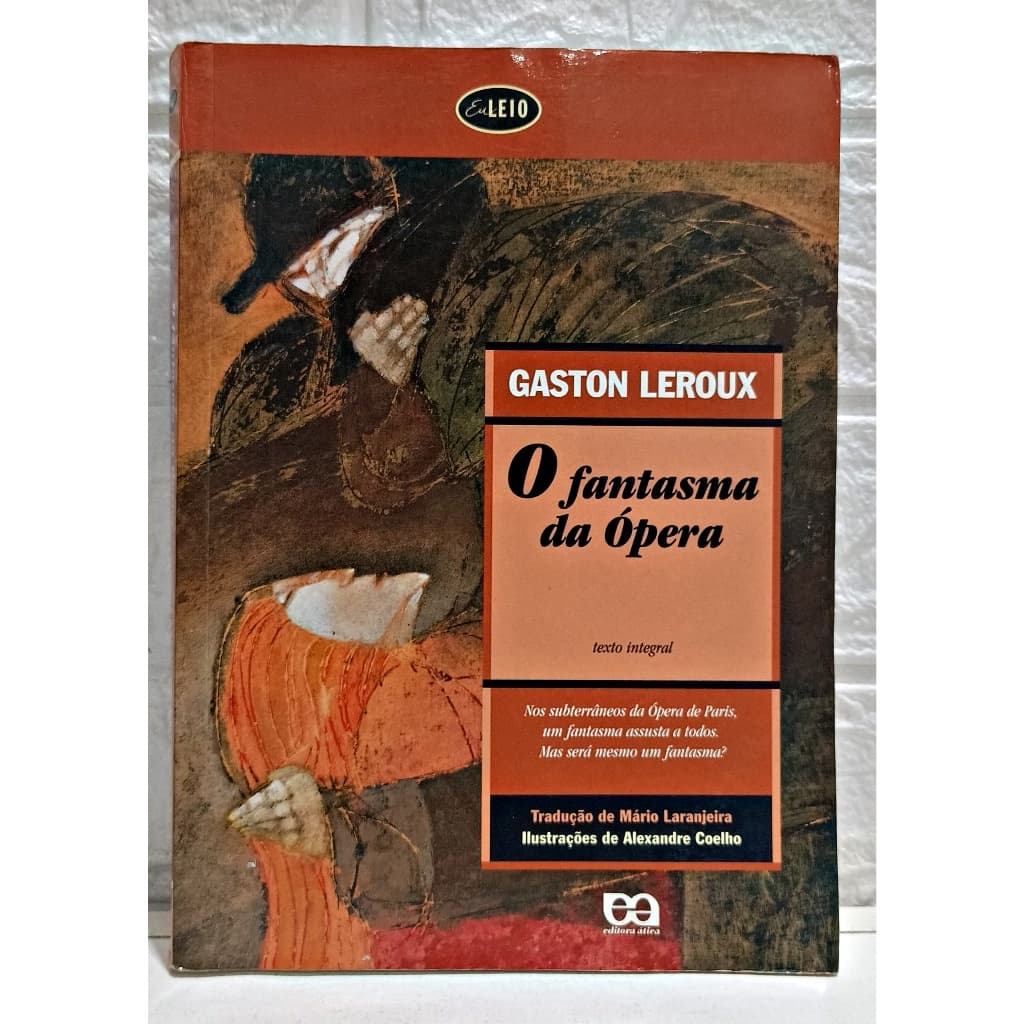 Livro O fantasma da ópera, - Leroux, Gaston - 2008 - Usado