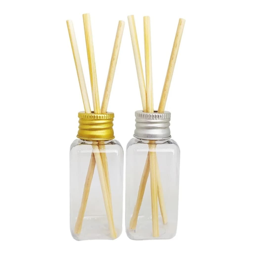60 Aromatizador Difusor Frasco 40ml Pet com Varetas