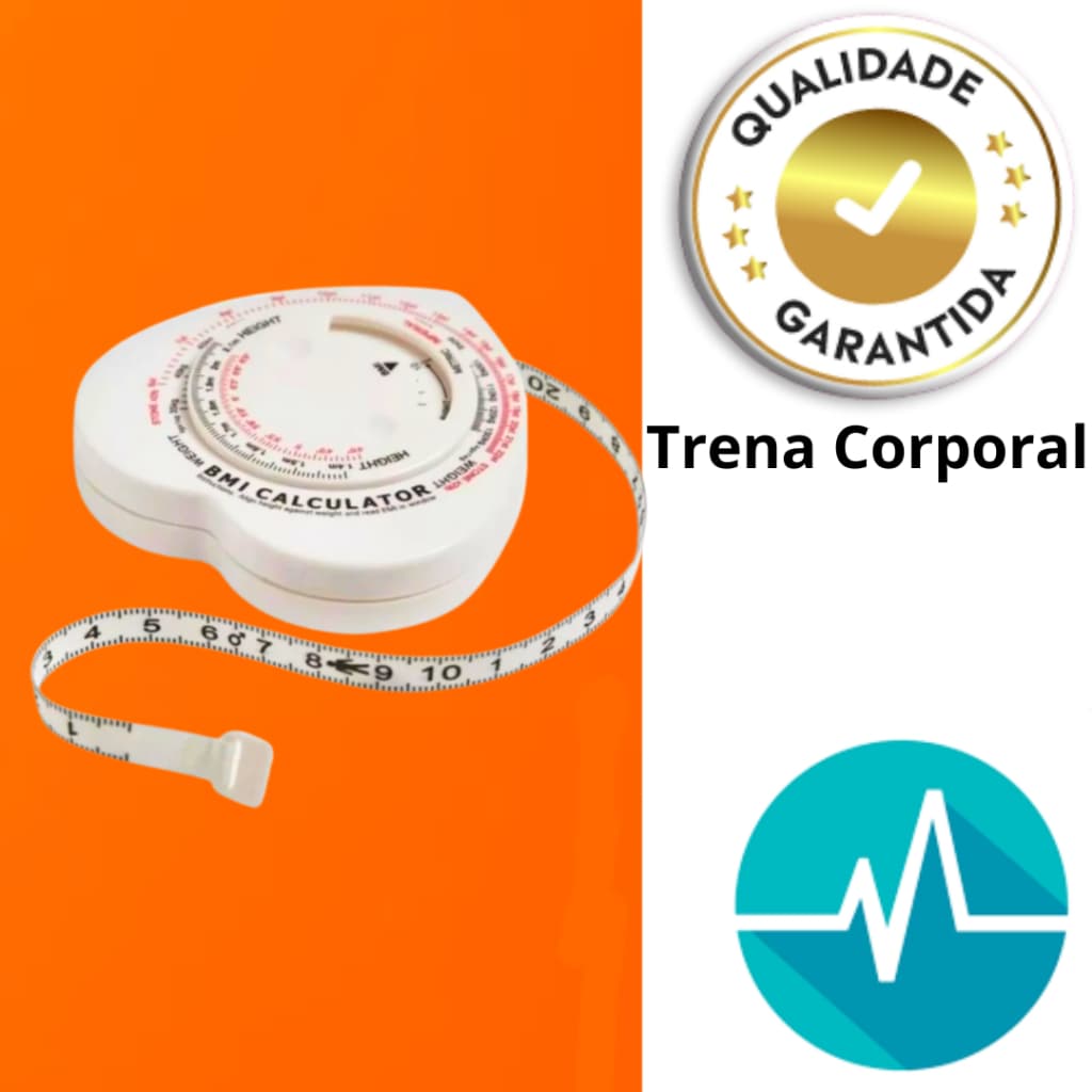 Trena Antropométrica Fita Métrica Corporal Calcular IMC