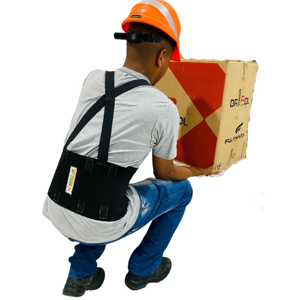 Cinta Ergonomica Lombar Para Proteção Da Coluna