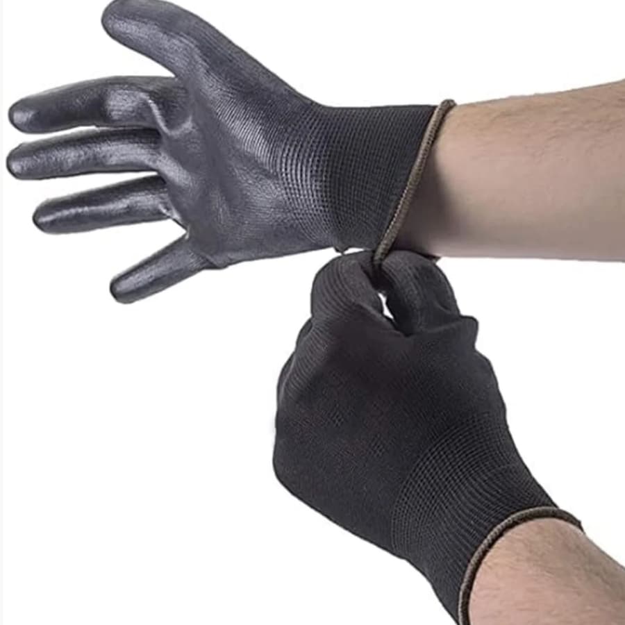 Kit C/12 Luva Multitato Tátil Mecanico Segurança Com Pu Marca Volk ou LDI