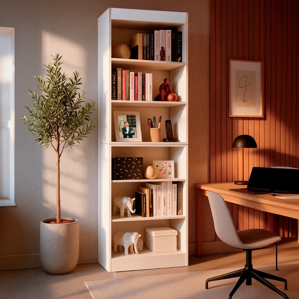 Estante Multiuso 6 Prateleiras | Armário Organizador para Quarto, Escritório e Sala