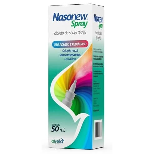 Nasonew 0,9%, caixa com 1 frasco spray com 50mL de solução de uso nasal