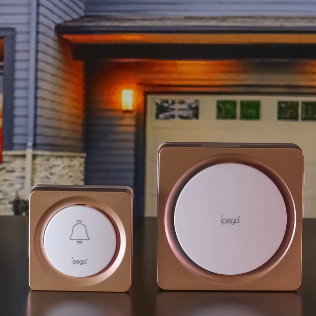 Campainha Residencial Wireless Sem Fio 30 metros 38 Toques A prova d'agua