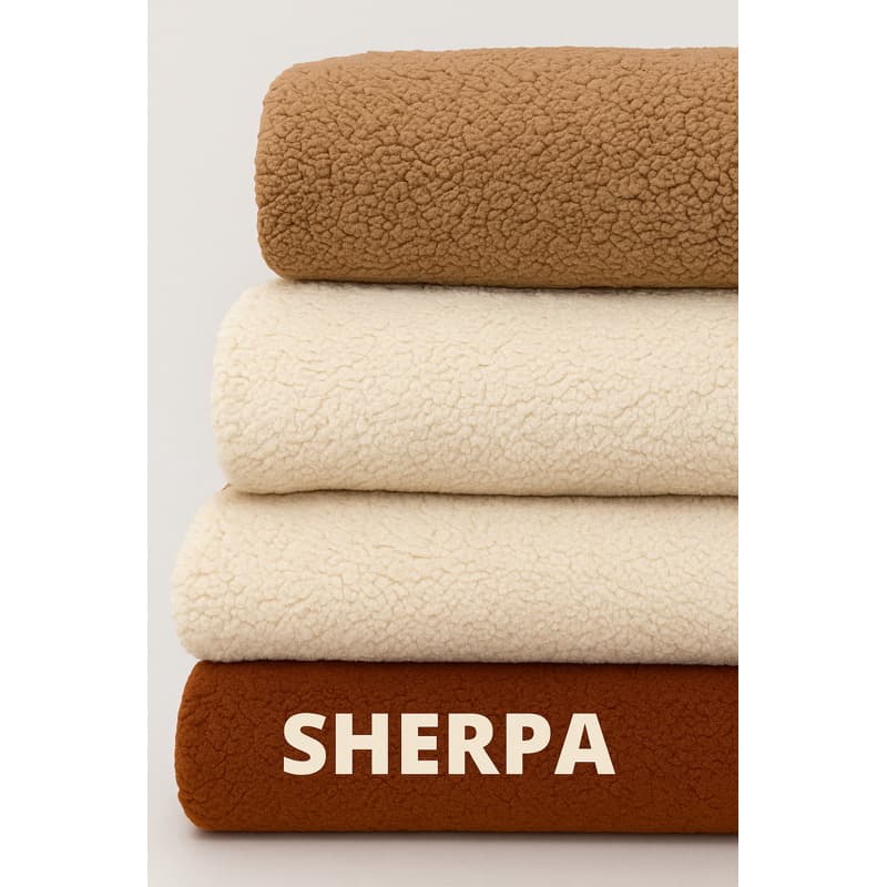 Tecido Sherpa, Pele de Ovelha, Teddy - 1 metro