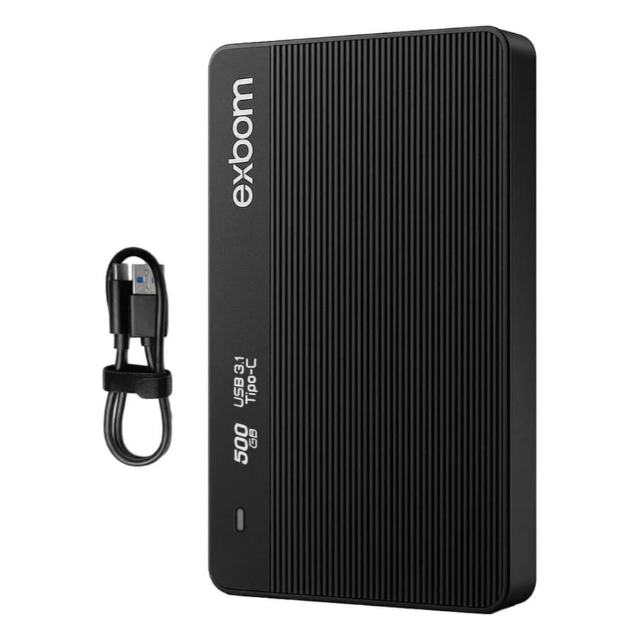 Armazenamento HD Externo de 2.5 Polegadas 500GB/320GB com Interface USB 3.1 USB-C