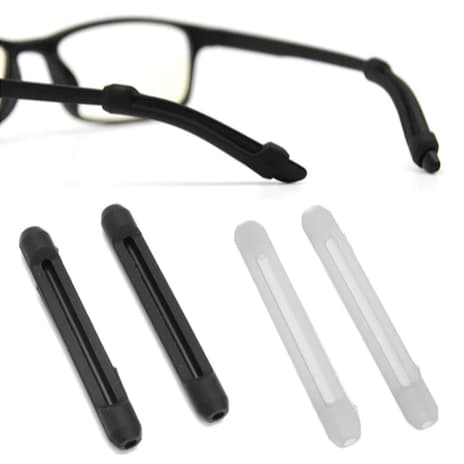 Par De Ponteira De Silicone Para Óculos - Antiderrapante - Protetora Orelha - Silicone - Macia