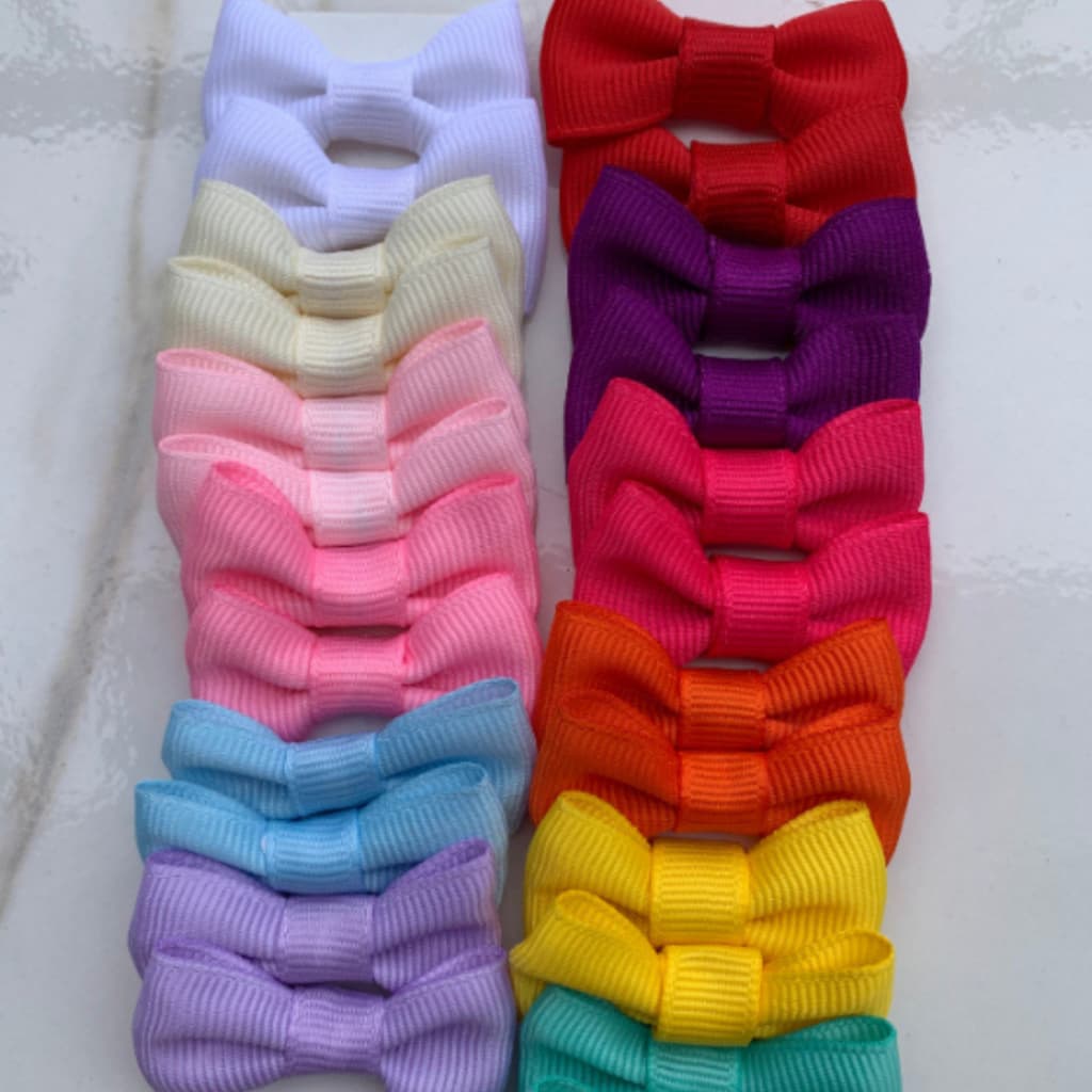 Kit 12 Pares Mini Lacinhos Pet P Laço Gravatinha Petshop Cachorro
