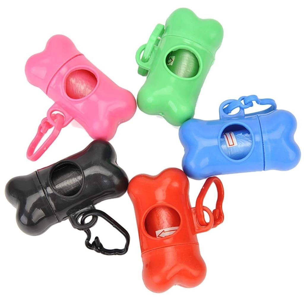 Kit Cata Caca Com 2 Refis Sacos Porta Saquinho Pet Cães Gatos Cachorro Recolher Coco higiene fezes