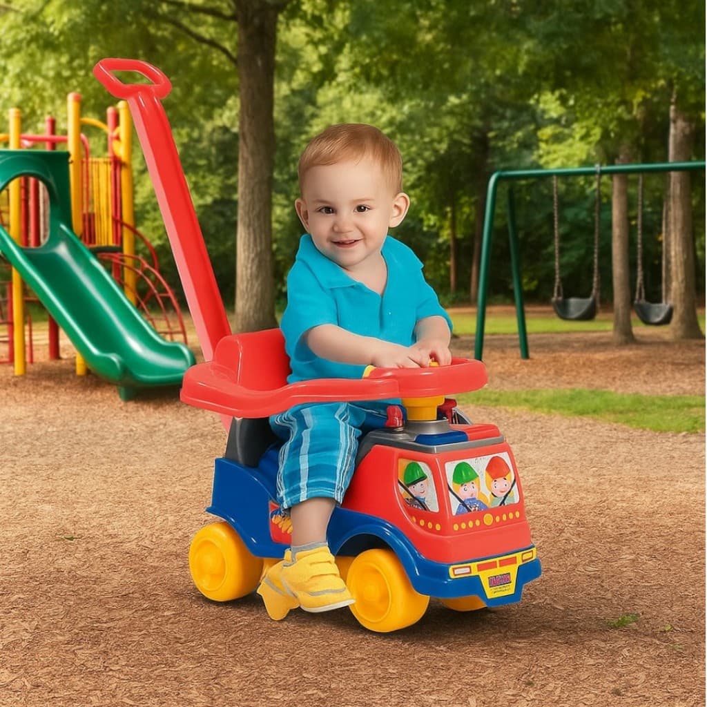 Totoka Plus Eletronica Infantil Com 5 Musicas Apoio Dos Pés e Braços Com Empurrador