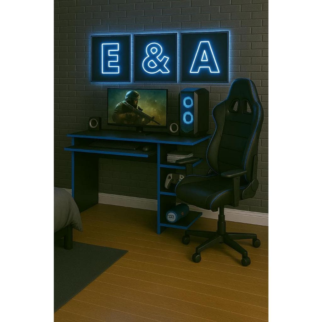 Mesa Escrivaninha Para Computador Escritório Pc Gamer RTX - CORES