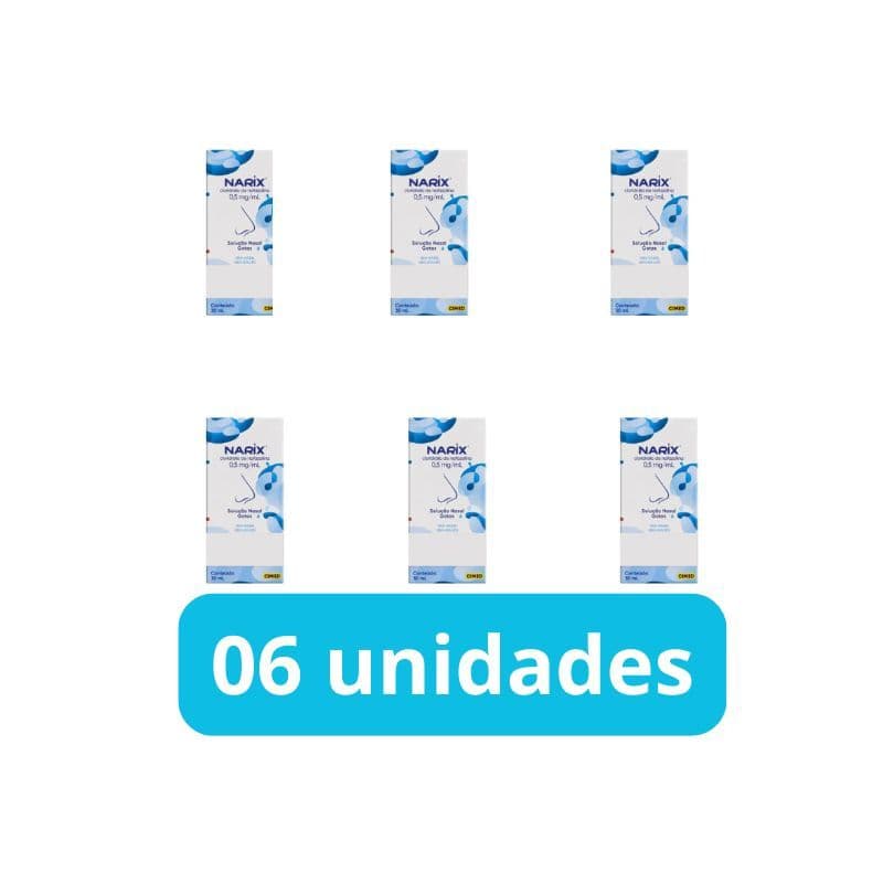 Descongestionante Nasal Narix 30 mL Kit 6 unidades