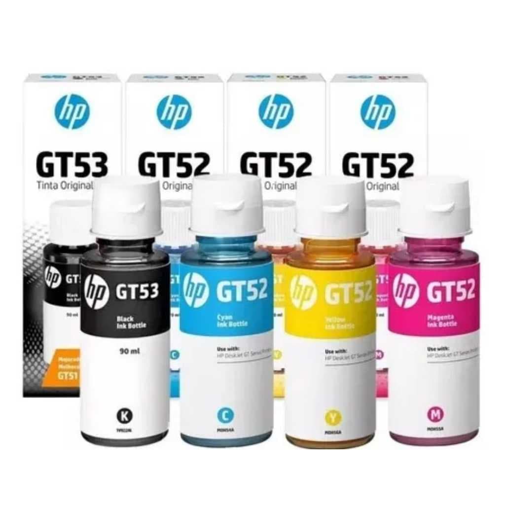 Kit 4 Refil De Tinta Smart  Tank  Hp 581- 584-416-517 Para Gt5822 Gt53 Gt52 Kcym Original