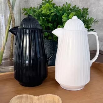 Garrafa Térmica Lyor Mini Bule Bambu de Plástico 400ml (4hr Quente)