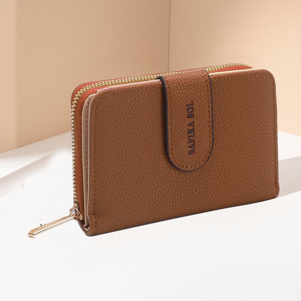 Carteira feminina media porta cartões documentos e moedas presente lx330