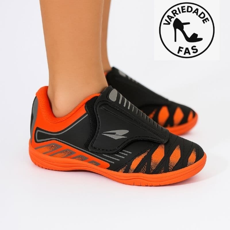 chuteira infantil Dray original society ou futsal sem cadarço 21/22 ao 32 chuteira reforçada