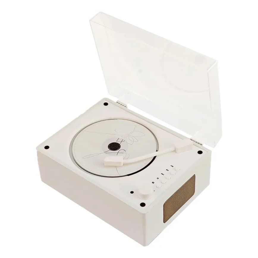 Leitor De Cd De Áudio Portátil Bluetooth Recarregável