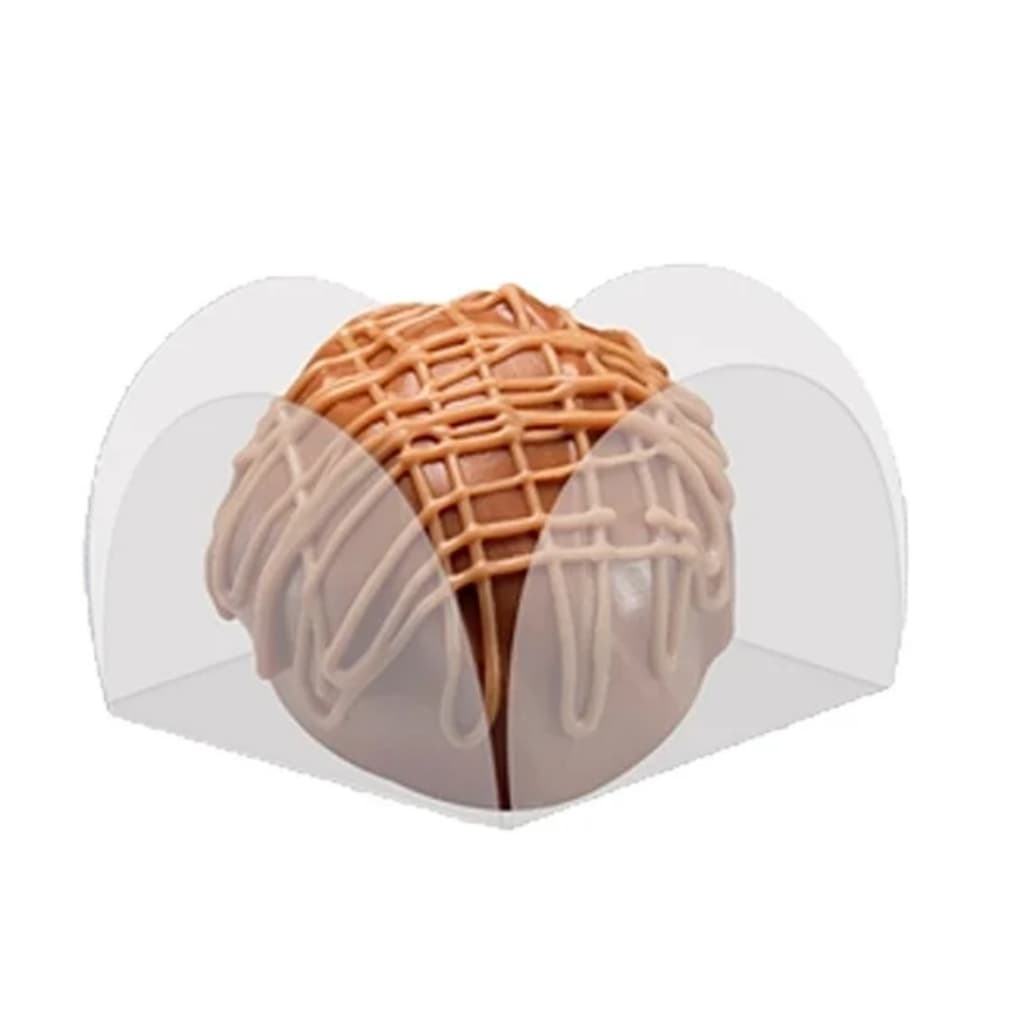 50~500 FORMINHAS ACETATO BASE ABA REDONDA PARA CONFEITARIA DOCES FESTA ANIVERSÁRIO - 3,5x3,5x2,5 COD P0047//