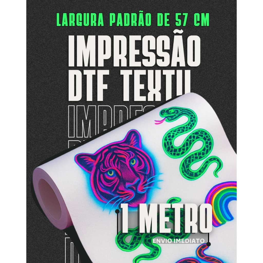 DTF TEXTIL QUALIDADE I3200 57CM X 100 CM Para ESTAMPAR Blusas BOLSAS ECO BAG ENVIO EM 24 HS