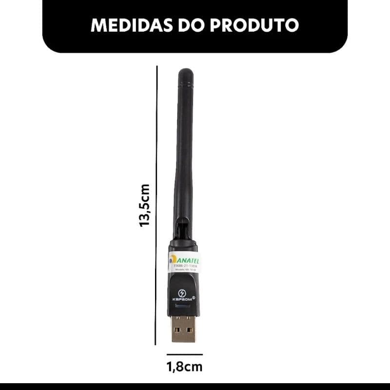 PLACA DE REDE USB WI-FI KA-T8188