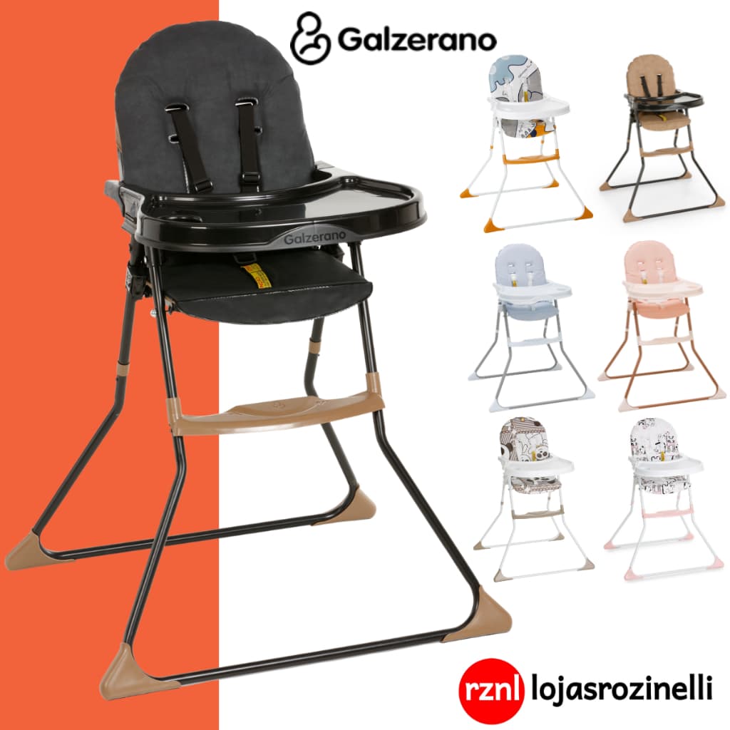 Cadeira Alimentação Galzerano Nick Refeição Infantil capacidade até 23 kg