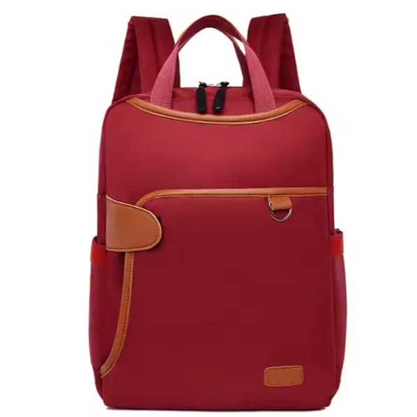 Mochila Executiva Feminina Slim Impermeável para Notebook Bolsos Laterais