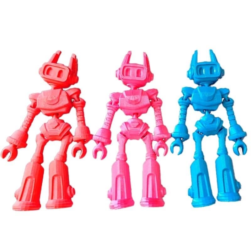 Robô Articulado, Boneco Robô, Varia cores e Movimento incríveis