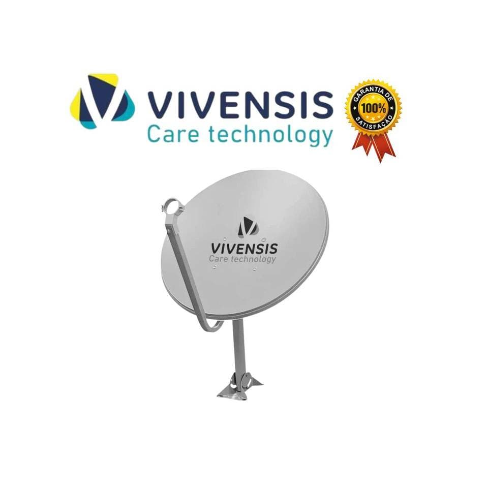 Antena Digital Chapa Banda Ku 60Cm Vivensis - Nova Parabólica Digital