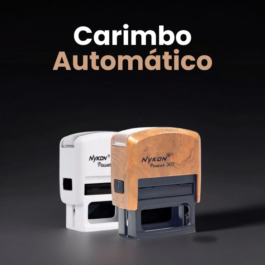 Carimbo Automático Nykon 38x14