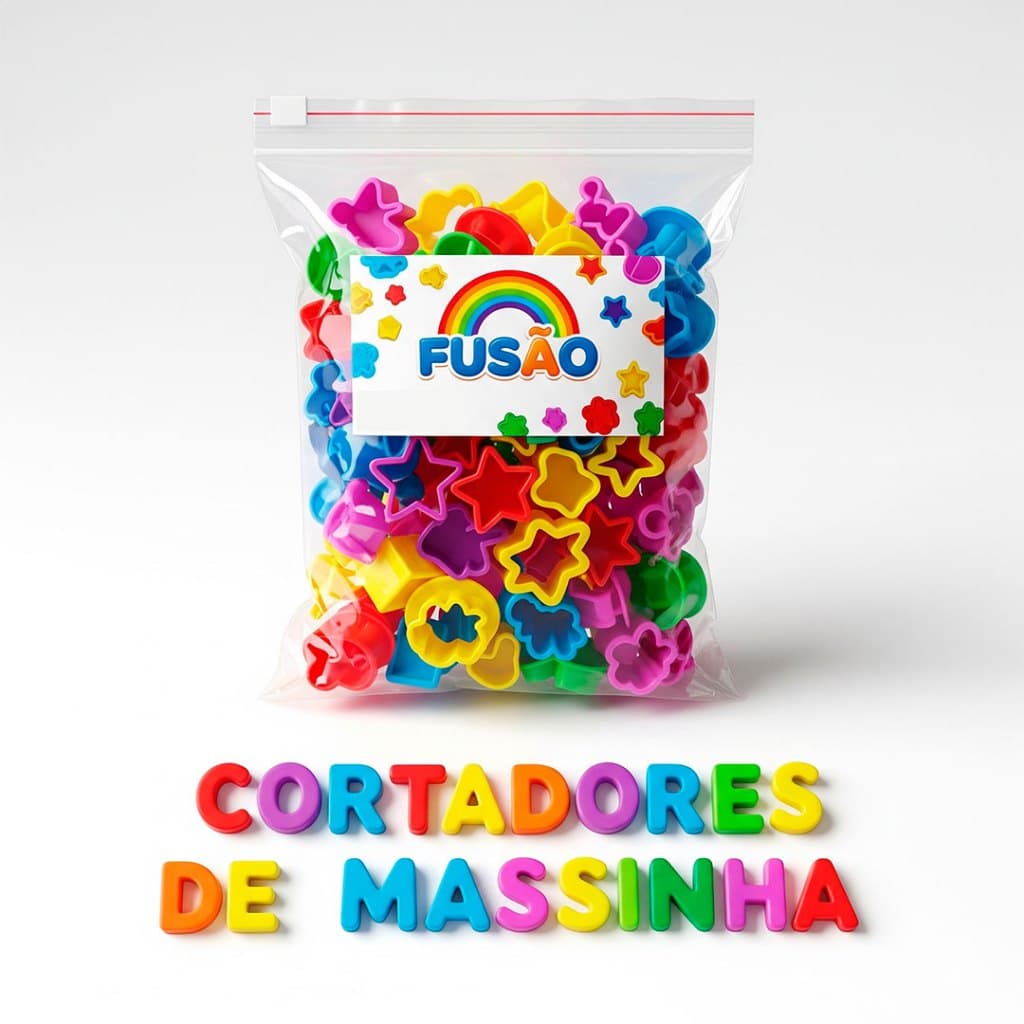 Cortador Molde Forminha p/ Massinha de Modelar Kit Festa Lembrancinha