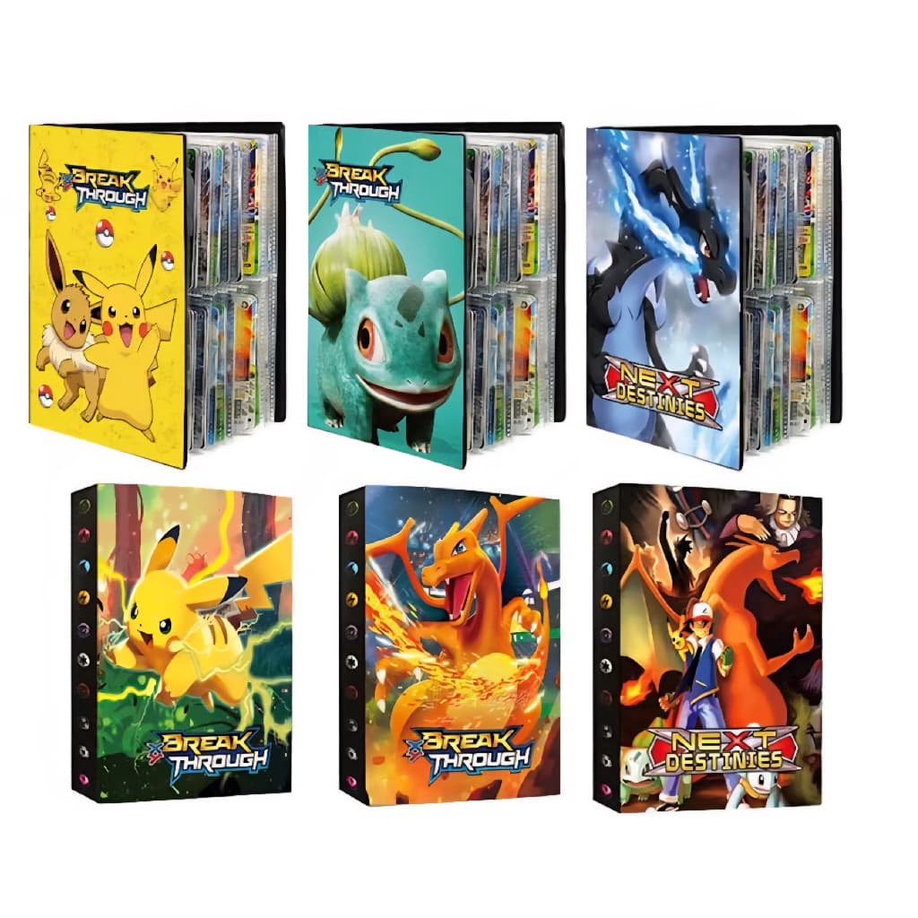 Álbum Pokémon em PVC para 240 Cartas Anime No Brasil