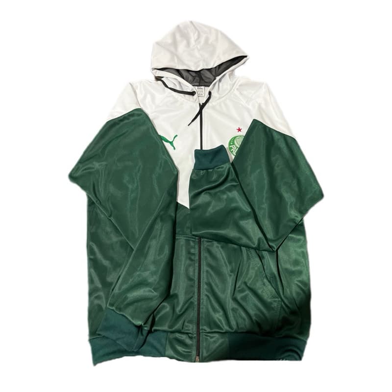 Agasalho Esportivo Branco e Verde