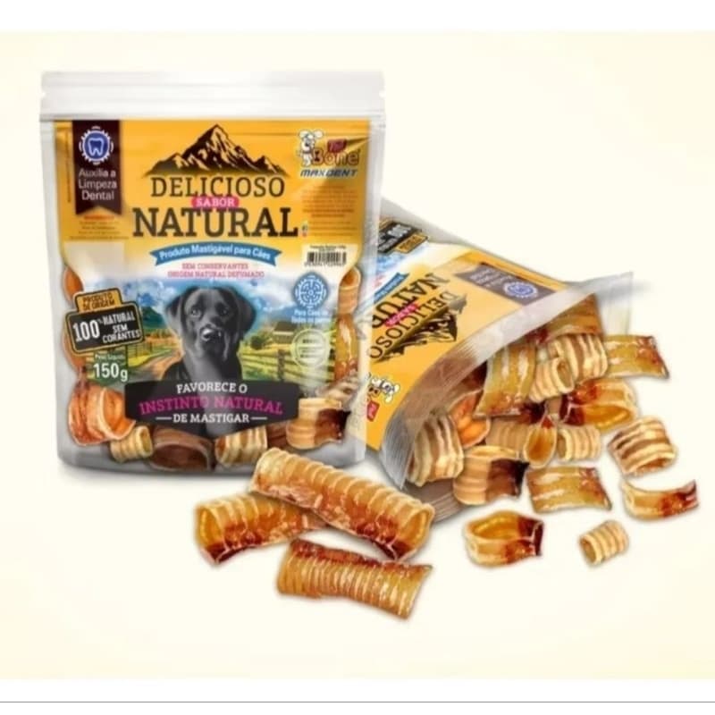 TRAQUÉIA BOVINA ALIMENTO NATURAL PARA CÃES MORDER PRÓ BONE 150G