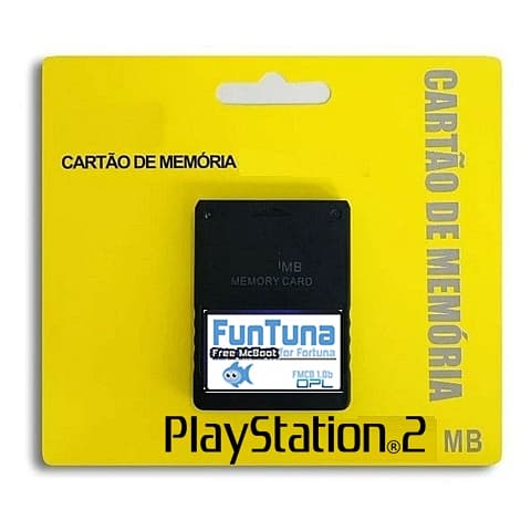 Memory Card PS2 OPL Funtuna + Apps para Todos os PS2 SLIMS,