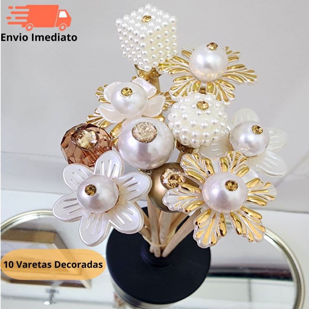 Varetas Decoradas para Aromatizador de Ambiente Varetas para Difusor luxo