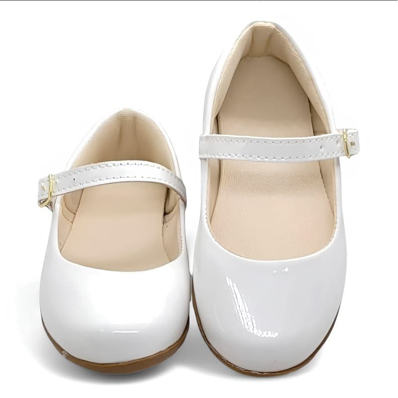 Sapatilha Infantil Com Tira Do 16 Ao 36 Confortável e Elegante Branco