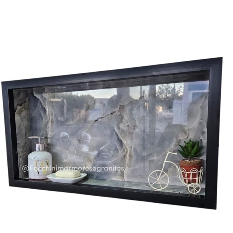 Nicho de Porcelanato 60x30cm Banheiro | Porta Shampoo Embutir na Parede | Cozinha, Lavabo | Pronta Entrega