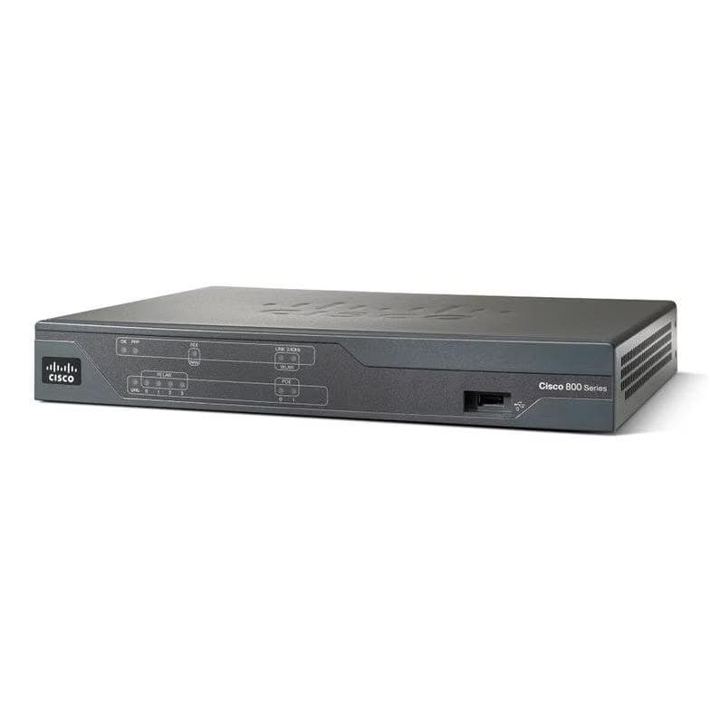 Roteador Cisco C881 Gigabit Ethernet VPN Firewall Profissional
