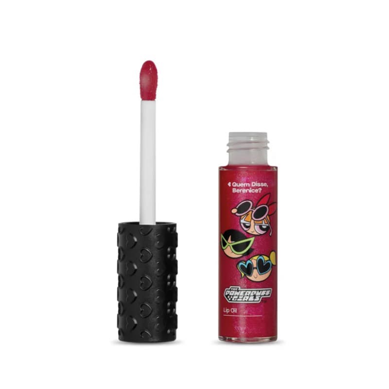 Lip Oil Rosa Podemos Ser Duronas QDB As Meninas Super Poderosas 9,5ml